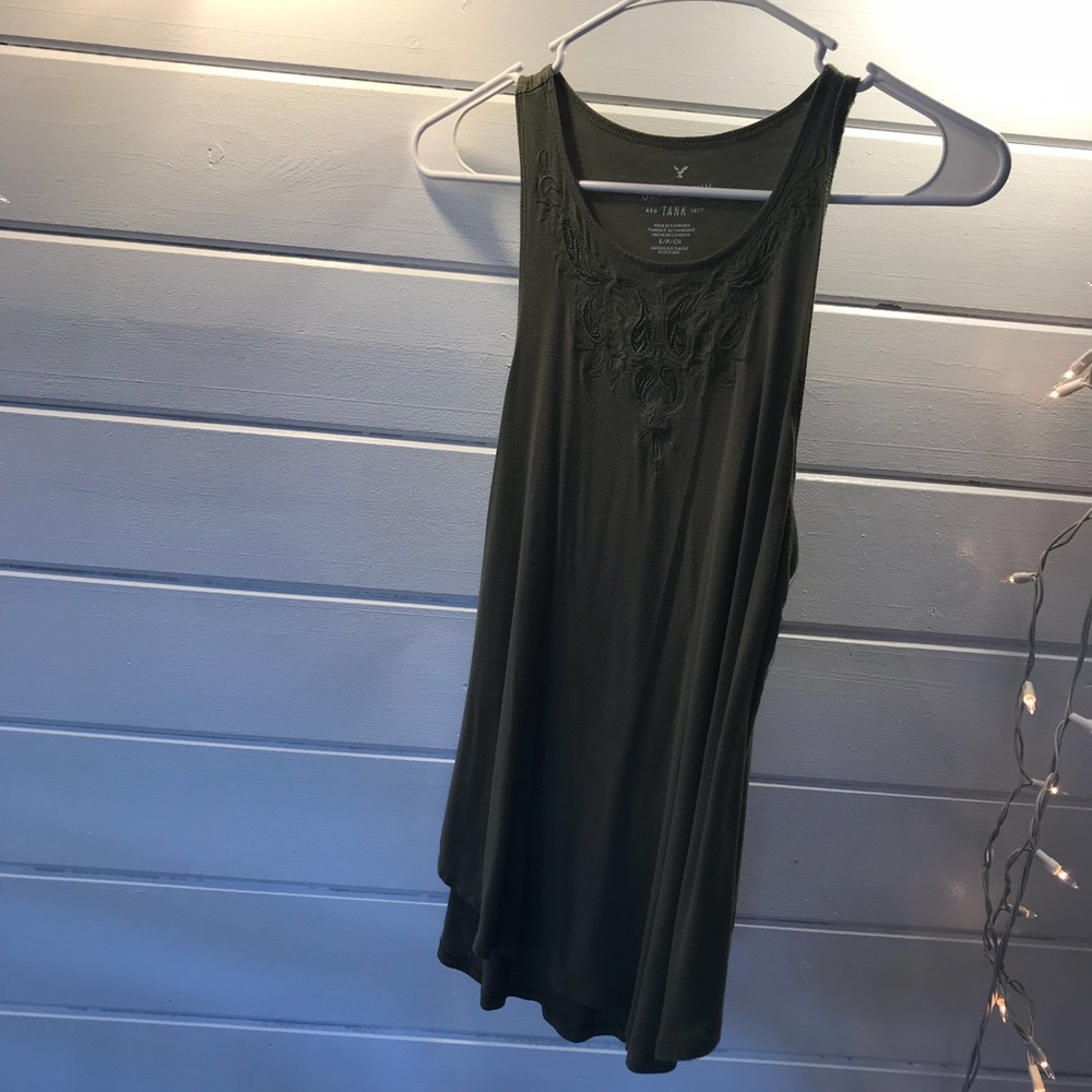 🌟3 for $20🌟 Olive Green American Eagle Tank